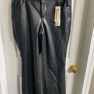 Boundaries Black Leather Pants